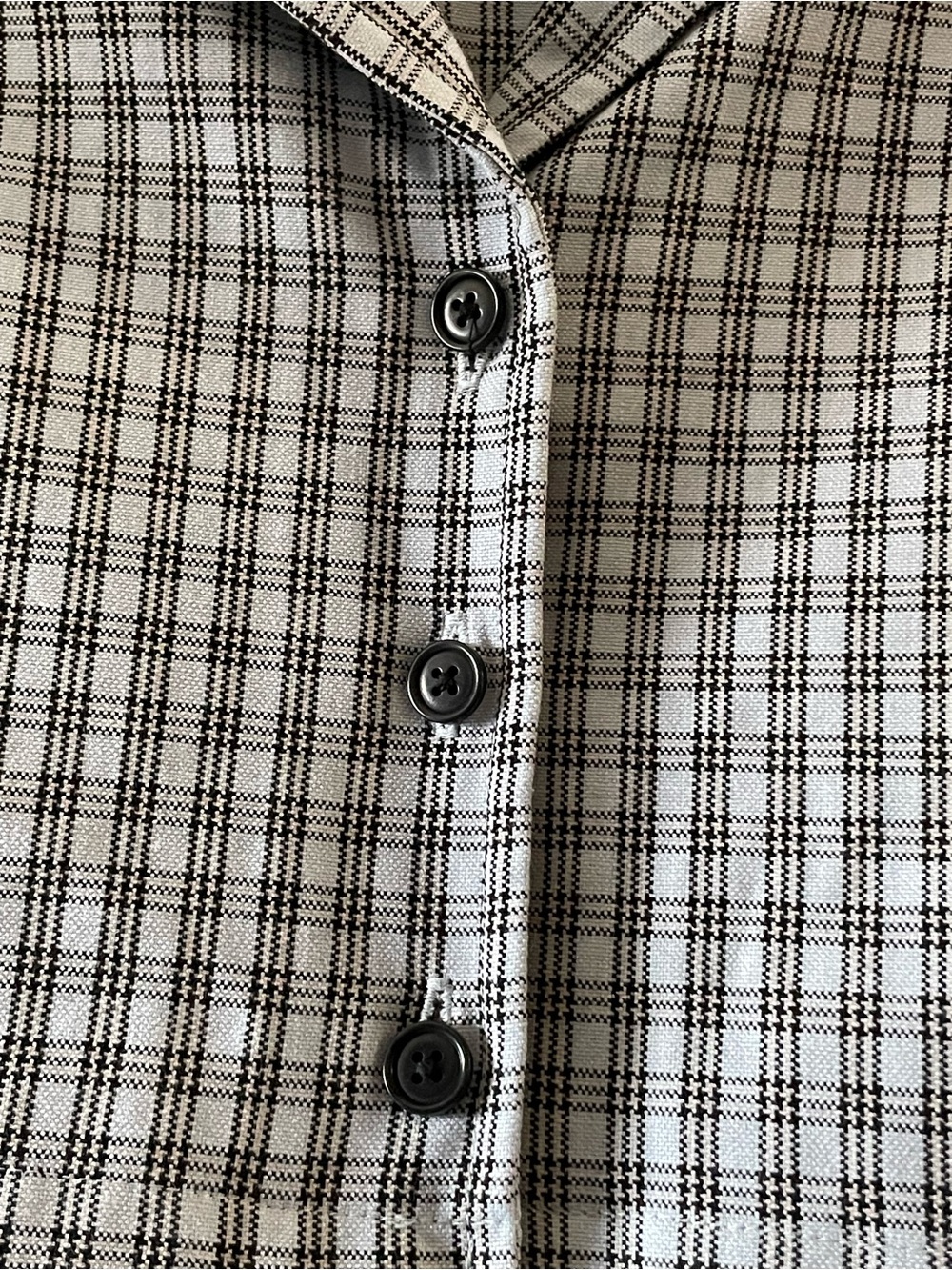 Aritzia Sunday Best “Tuesday” Top | Blue and Black Plaid - Picture 4 of 4